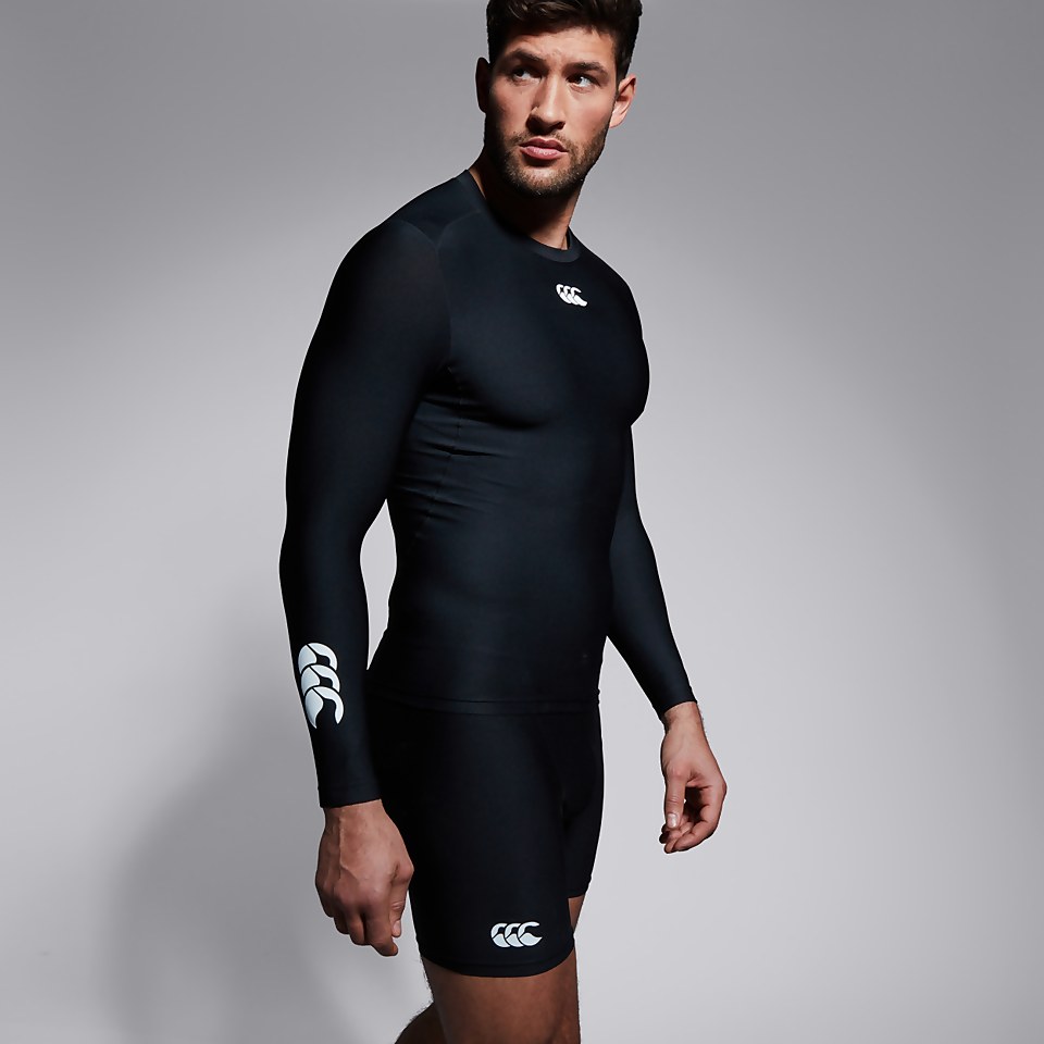 MENS THERMOREG LONG SLEEVED TOP BLACK
