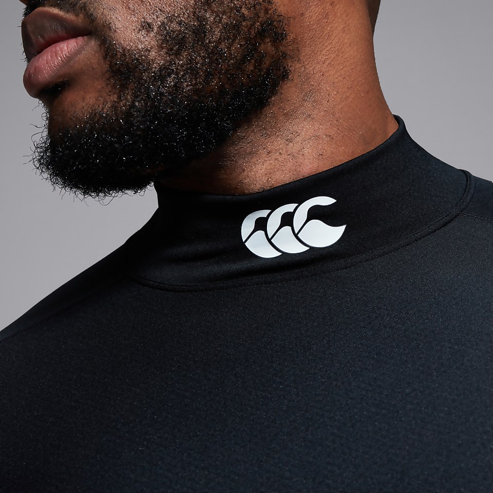 MENS THERMOREG TURTLE LONG SLEEVED TOP BLACK