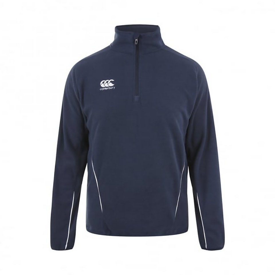 MENS TEAM 1/4 ZIP MICRO FLEECE NAVY