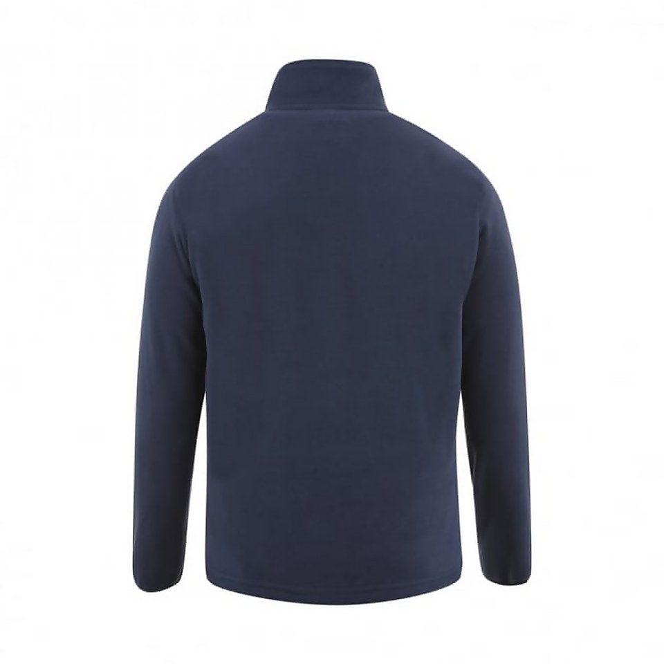 MENS TEAM 1/4 ZIP MICRO FLEECE NAVY