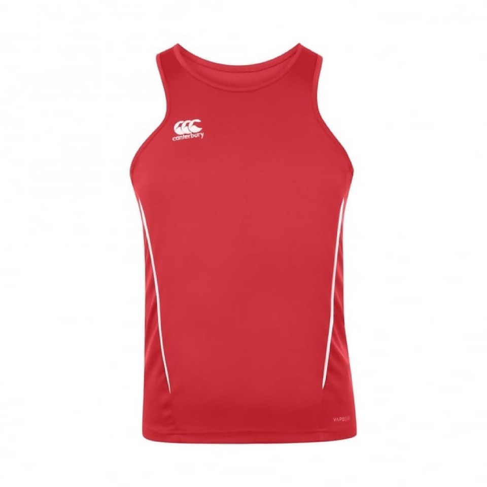 MENS TEAM DRY SINGLET RED