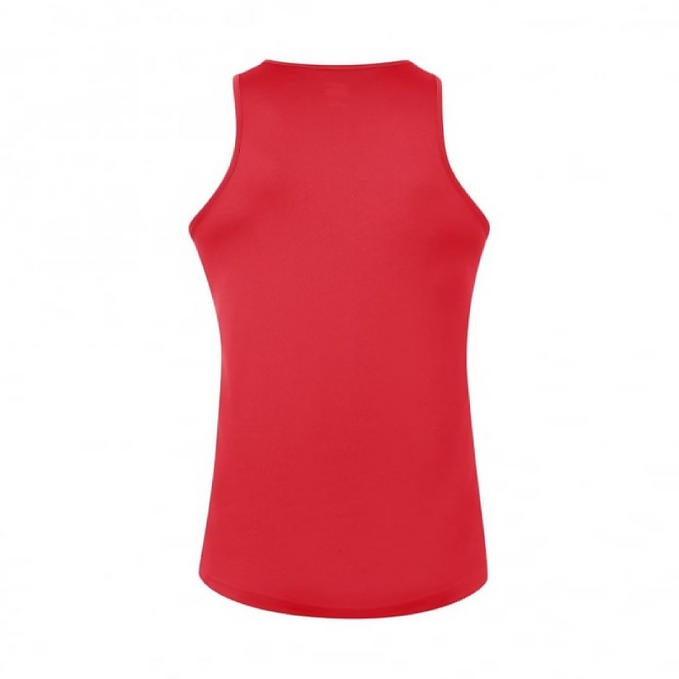 MENS TEAM DRY SINGLET RED
