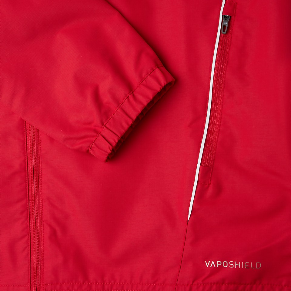 MENS TEAM FULL-ZIP RAIN JACKET RED