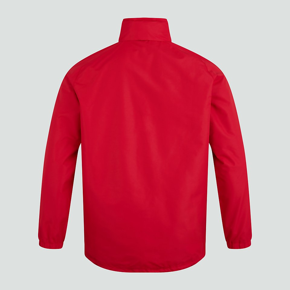 MENS TEAM FULL-ZIP RAIN JACKET RED