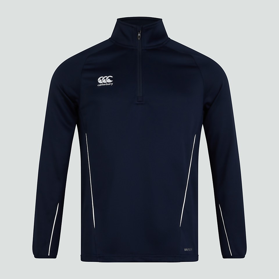 MENS TEAM 1/4 ZIP MID-LAYER TRAINING TOP NAVY