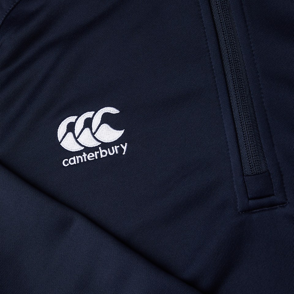 MENS TEAM 1/4 ZIP MID-LAYER TRAINING TOP NAVY