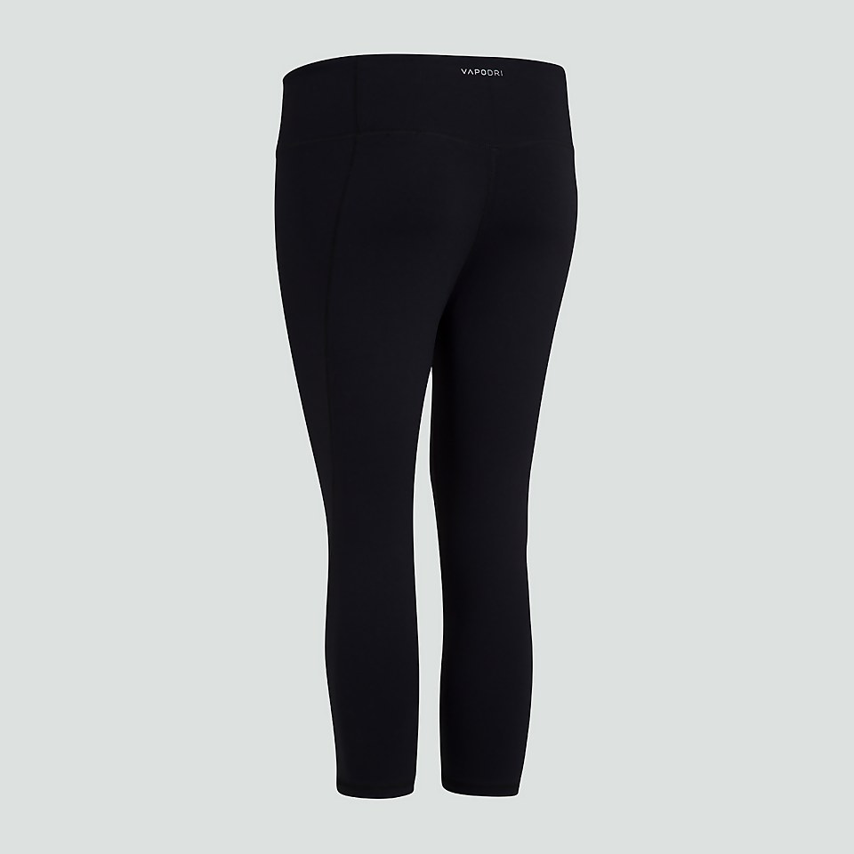 WOMENS VAPODRI CAPRI LEGGINGS BLACK