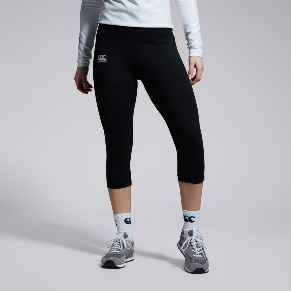 CANTERBURY VAPODRI CAPRI TIGHT JET BLACK