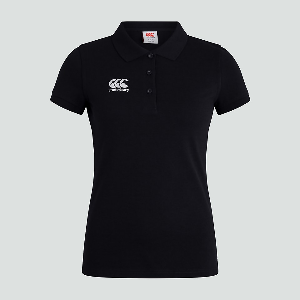 WOMENS WAIMAK POLO SHIRT BLACK
