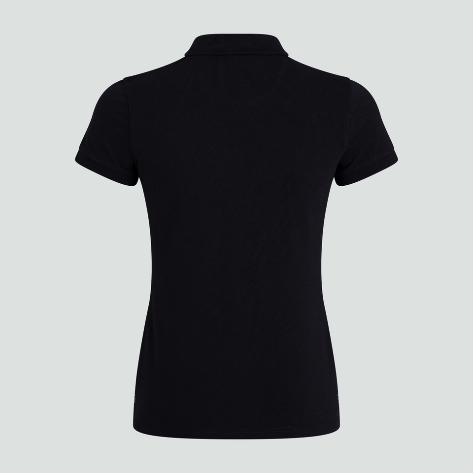 CANTERBURY WAIMAK POLOWOMENS BLACK