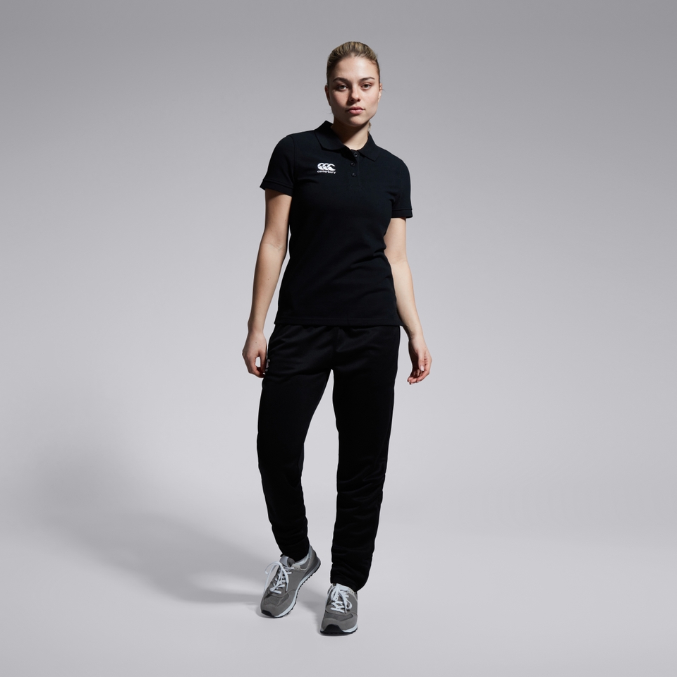 CANTERBURY WAIMAK POLOWOMENS BLACK