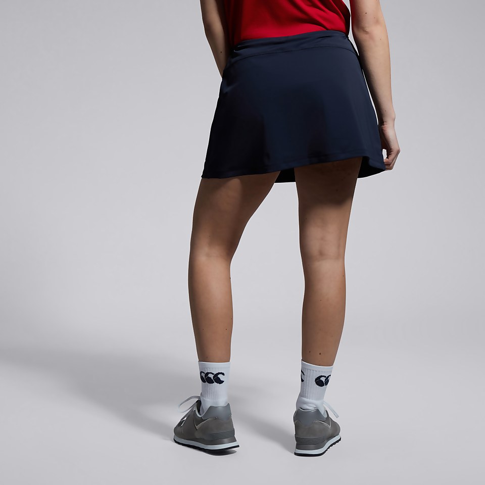 WOMENS PLAIN SKORT NAVY