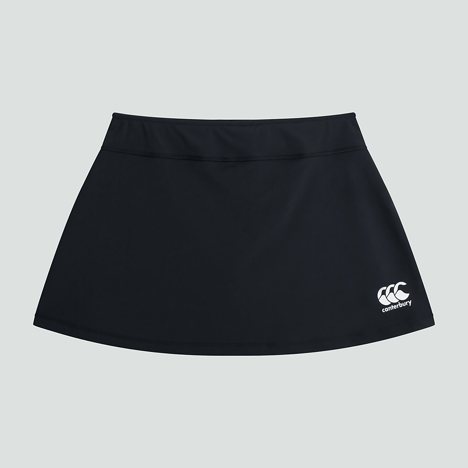 WOMENS PLAIN SKORT BLACK