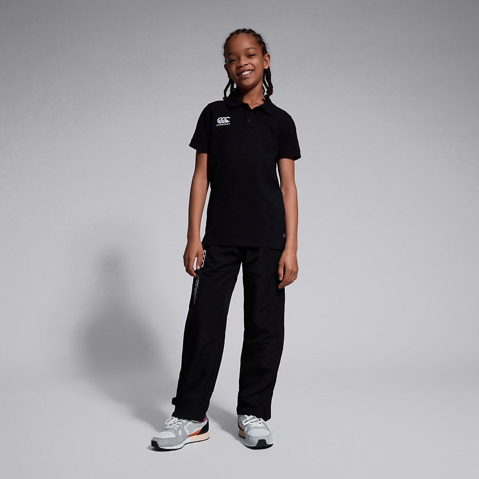 JUNIOR UNISEX OPEN HEM STADIUM PANT BLACK