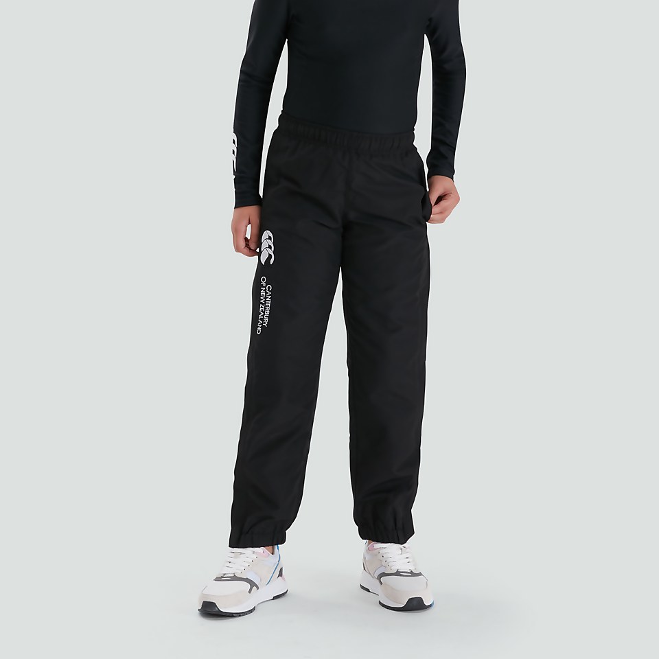 JUNIOR UNISEX CUFFED HEM STADIUM PANT BLACK