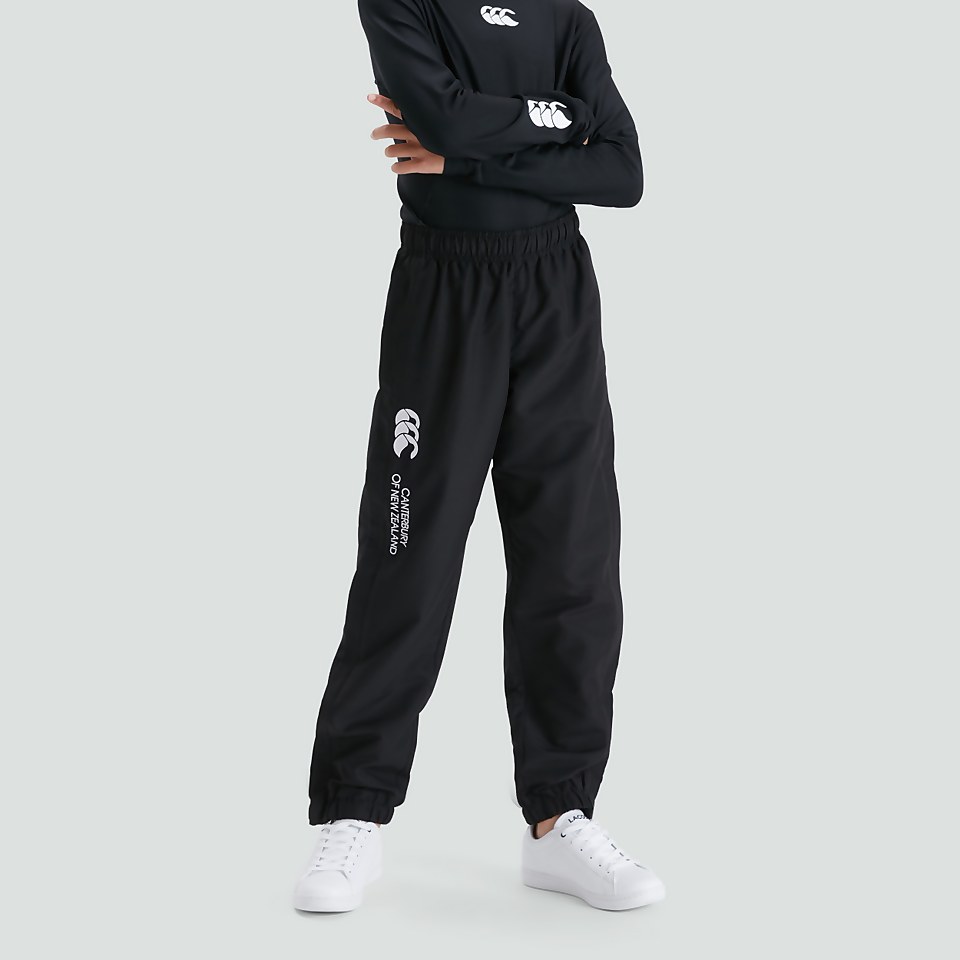 JUNIOR UNISEX CUFFED HEM STADIUM PANT BLACK