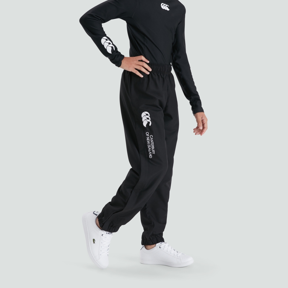 KIDS CUFFED HEM STADIUM PANT BLACK