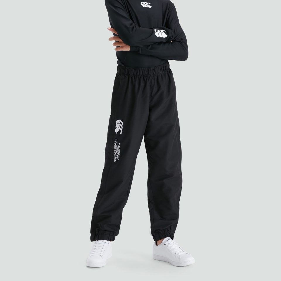 KIDS CUFFED HEM STADIUM PANT BLACK