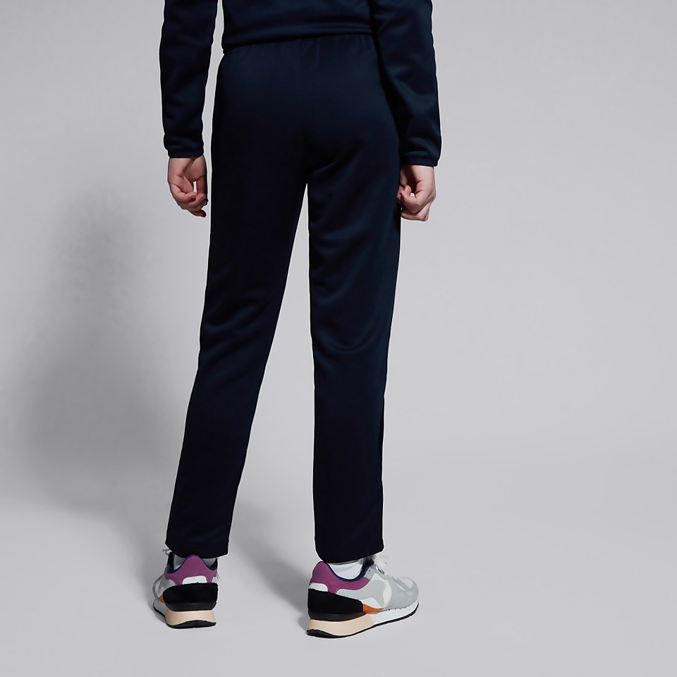 JUNIOR UNISEX STRETCH TAPERED POLY KNIT PANTS NAVY
