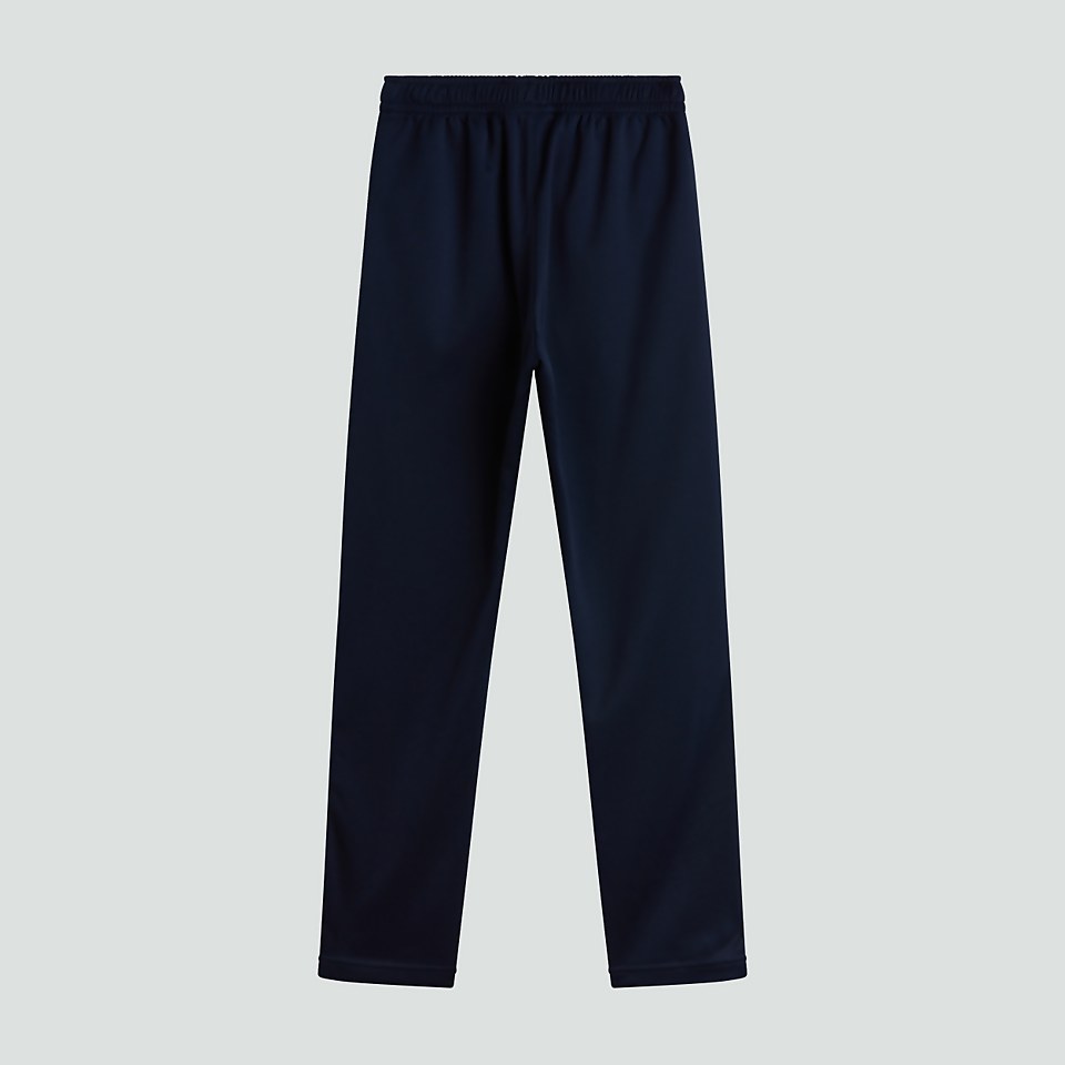 JUNIOR UNISEX STRETCH TAPERED POLY KNIT PANTS NAVY