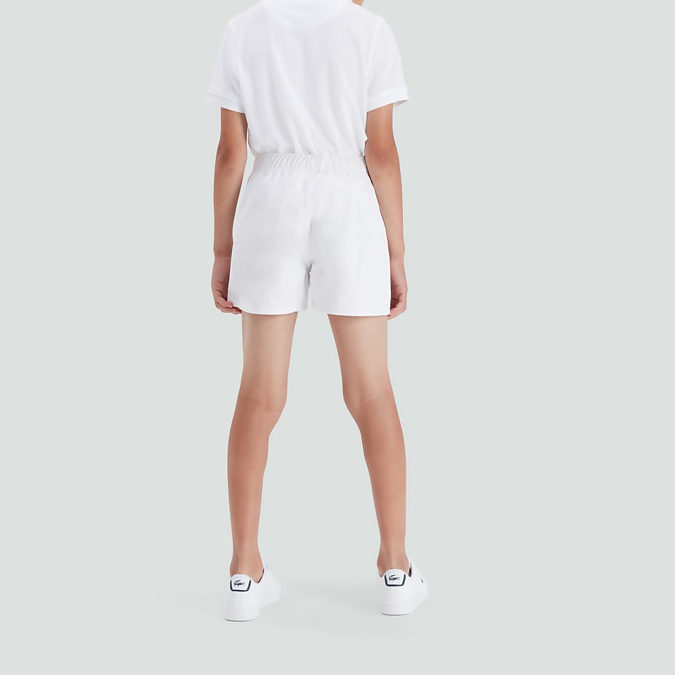 JUNIOR UNISEX PROFESSIONAL COTTON SHORT WHITE