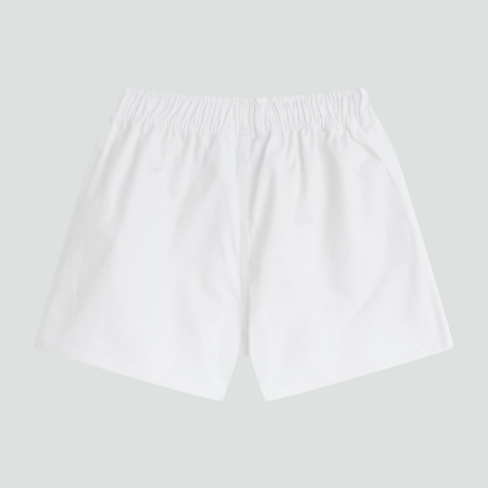 JUNIOR UNISEX PROFESSIONAL COTTON SHORT WHITE
