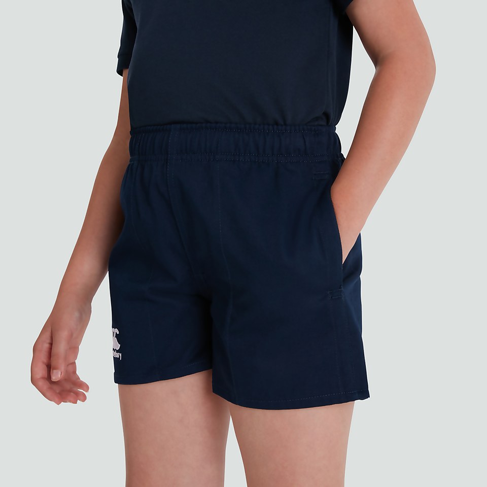 JUNIOR UNISEX PROFESSIONAL COTTON SHORT NAVY