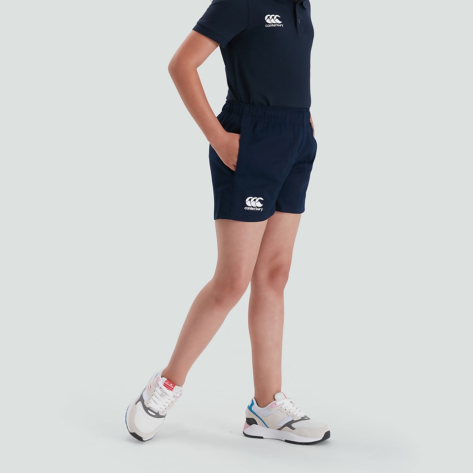 JUNIOR UNISEX PROFESSIONAL COTTON SHORT NAVY