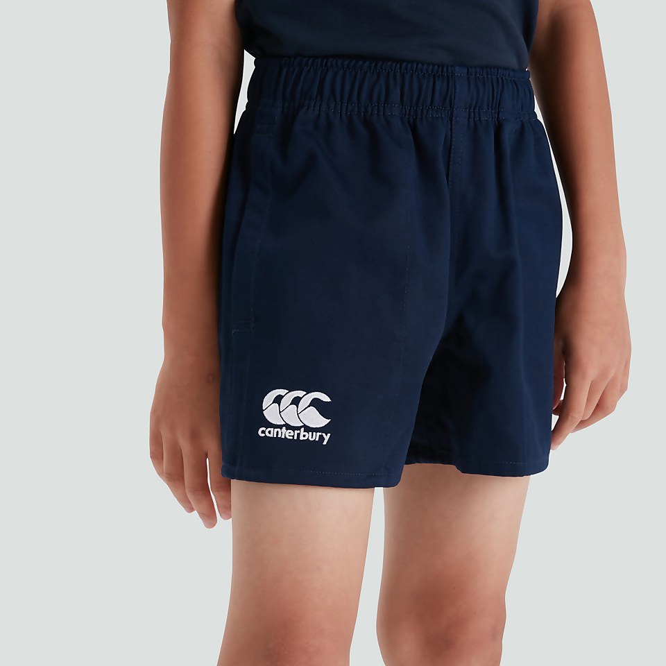 JUNIOR UNISEX PROFESSIONAL COTTON SHORT NAVY