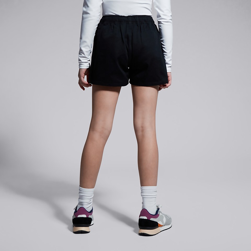 JUNIOR UNISEX PROFESSIONAL COTTON SHORT BLACK