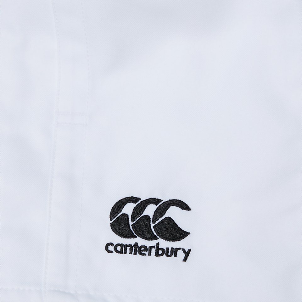 JUNIOR UNISEX PROFESSIONAL POLYESTER SHORT WHITE
