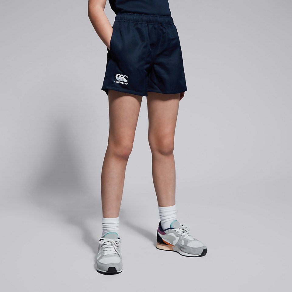 JUNIOR UNISEX PROFESSIONAL POLYESTER SHORT NAVY
