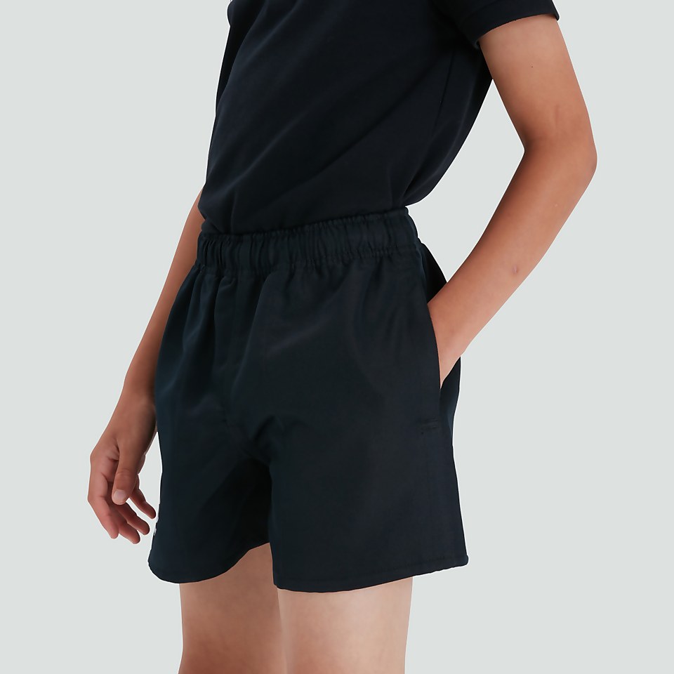 JUNIOR UNISEX PROFESSIONAL POLYESTER SHORT BLACK