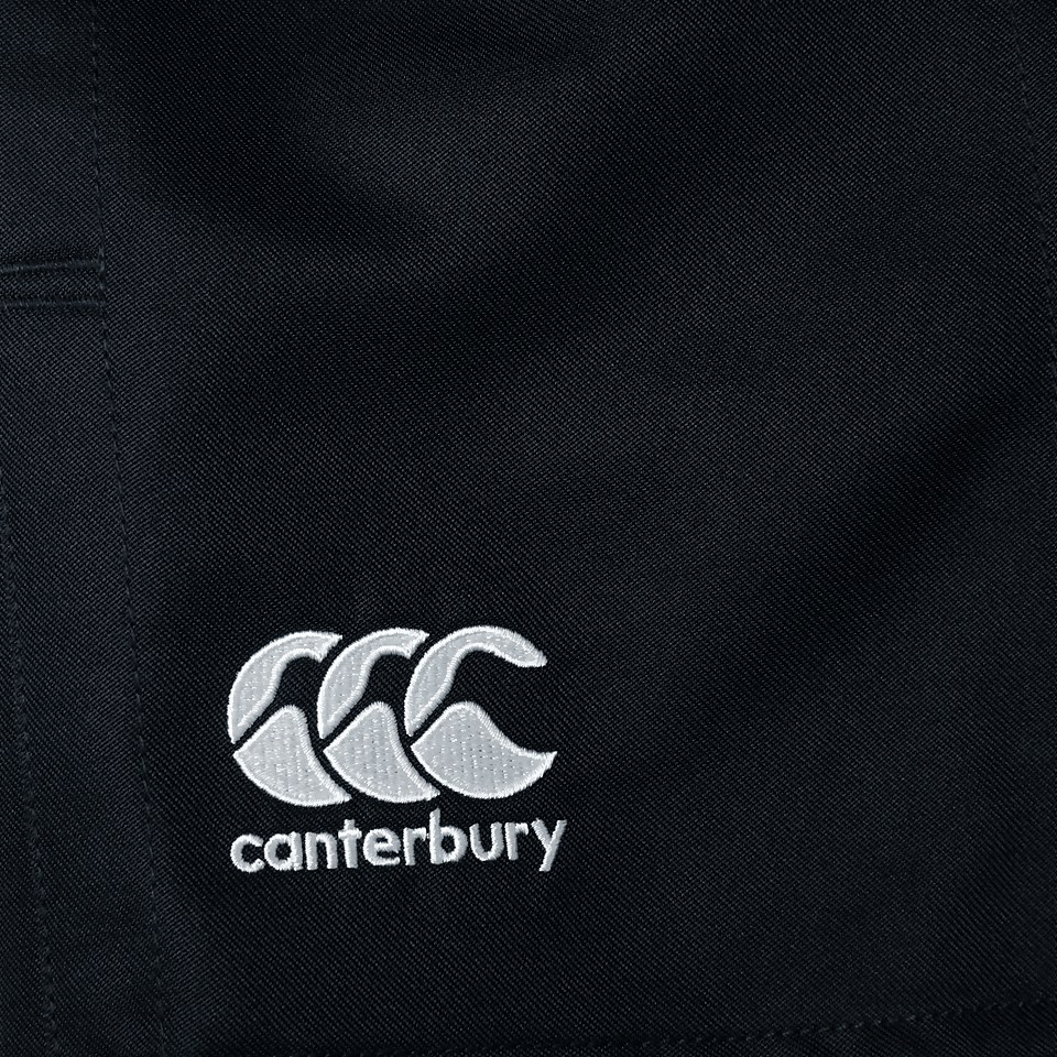 JUNIOR UNISEX PROFESSIONAL POLYESTER SHORT BLACK