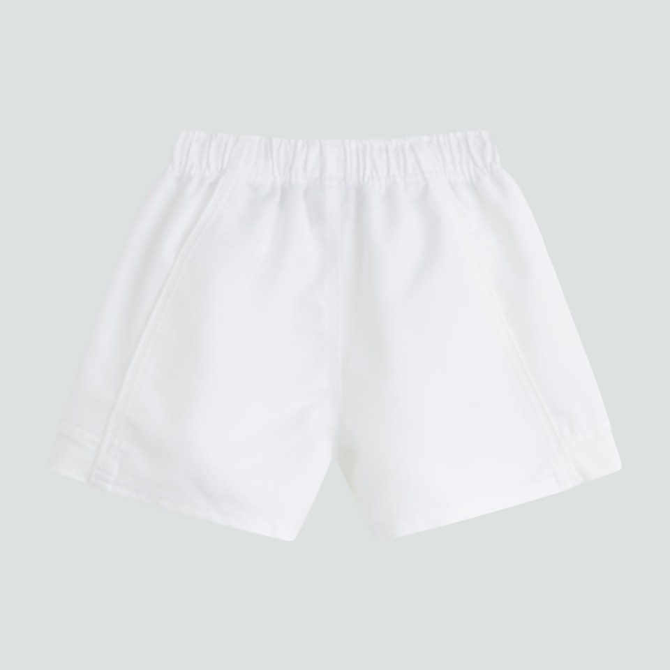 JUNIOR UNISEX ADVANTAGE SHORTS WHITE