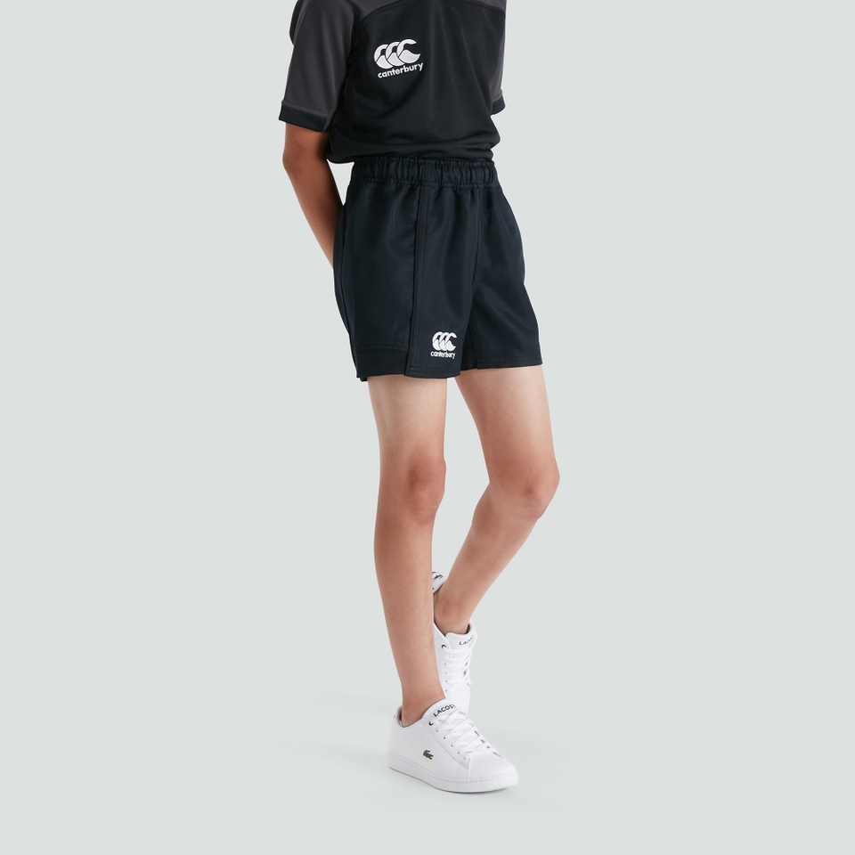 CANTERBURY ADVANTAGE SHORT JUNIOR BLACK