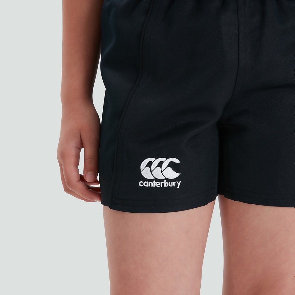 JUNIOR UNISEX ADVANTAGE SHORTS BLACK