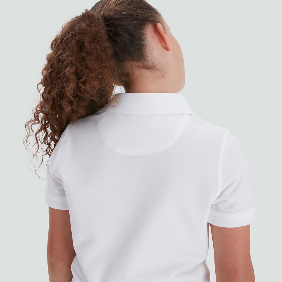 JUNIOR UNISEX WAIMAK POLO SHIRT WHITE