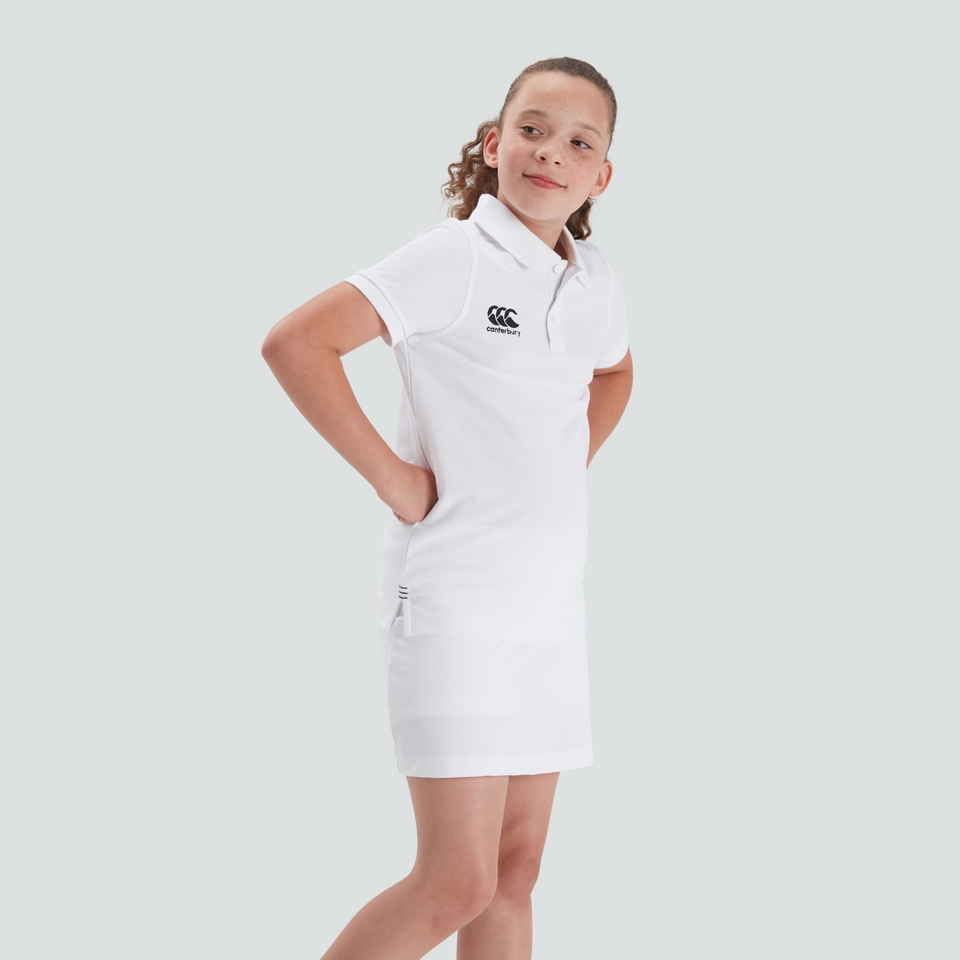 CANTERBURY WAIMAK POLO KIDS WHITE