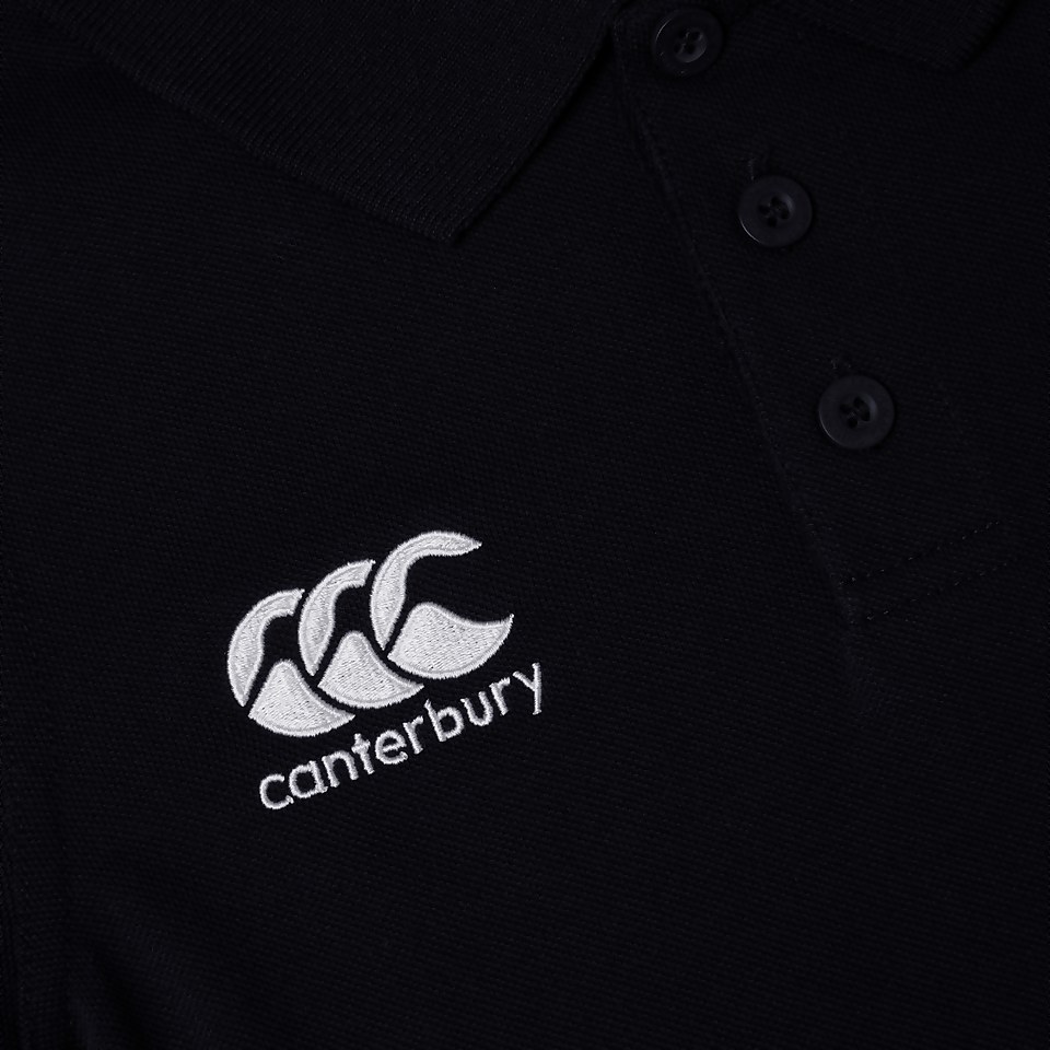 JUNIOR UNISEX WAIMAK POLO SHIRT BLACK