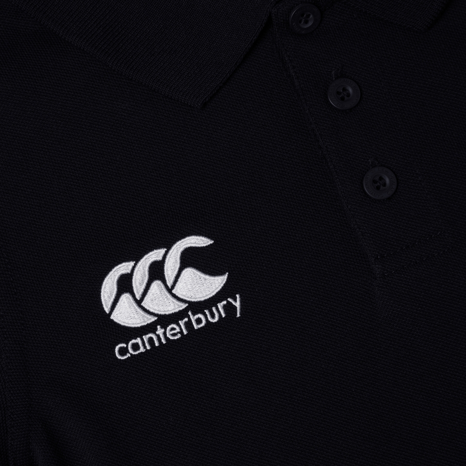 CANTERBURY WAIMAK POLO KIDS BLACK
