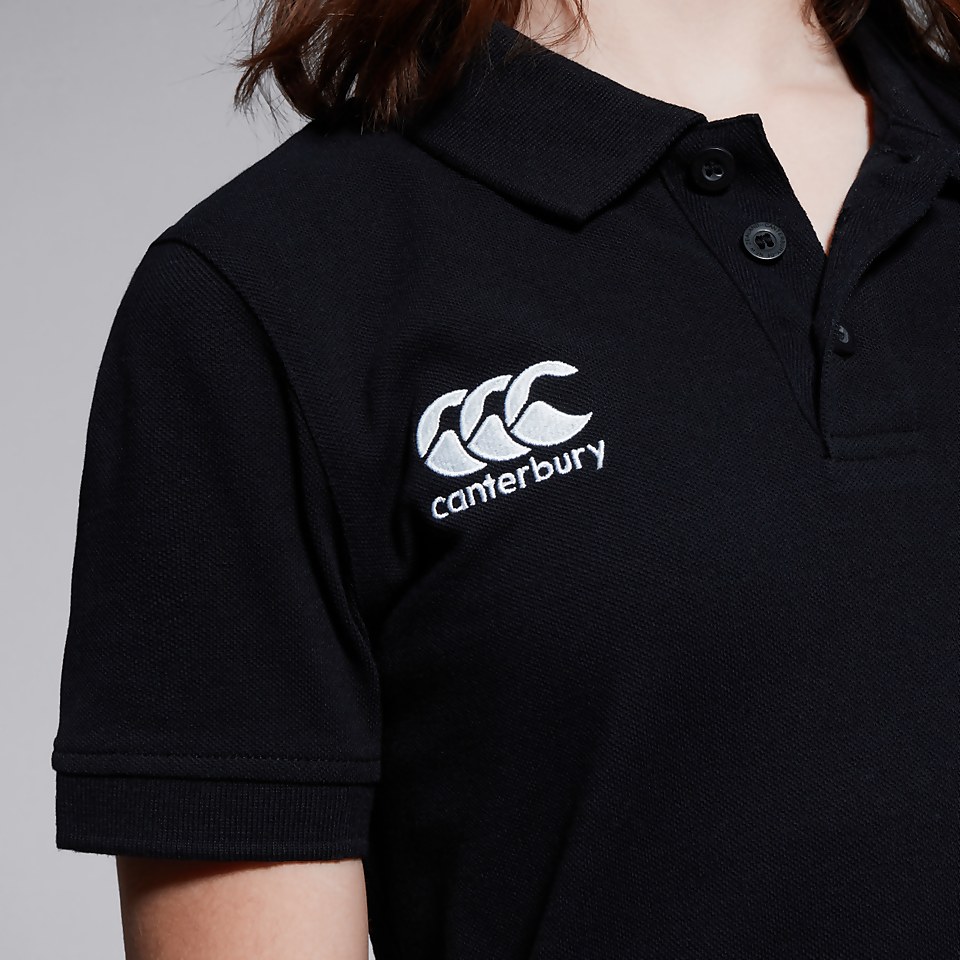 JUNIOR UNISEX WAIMAK POLO SHIRT BLACK