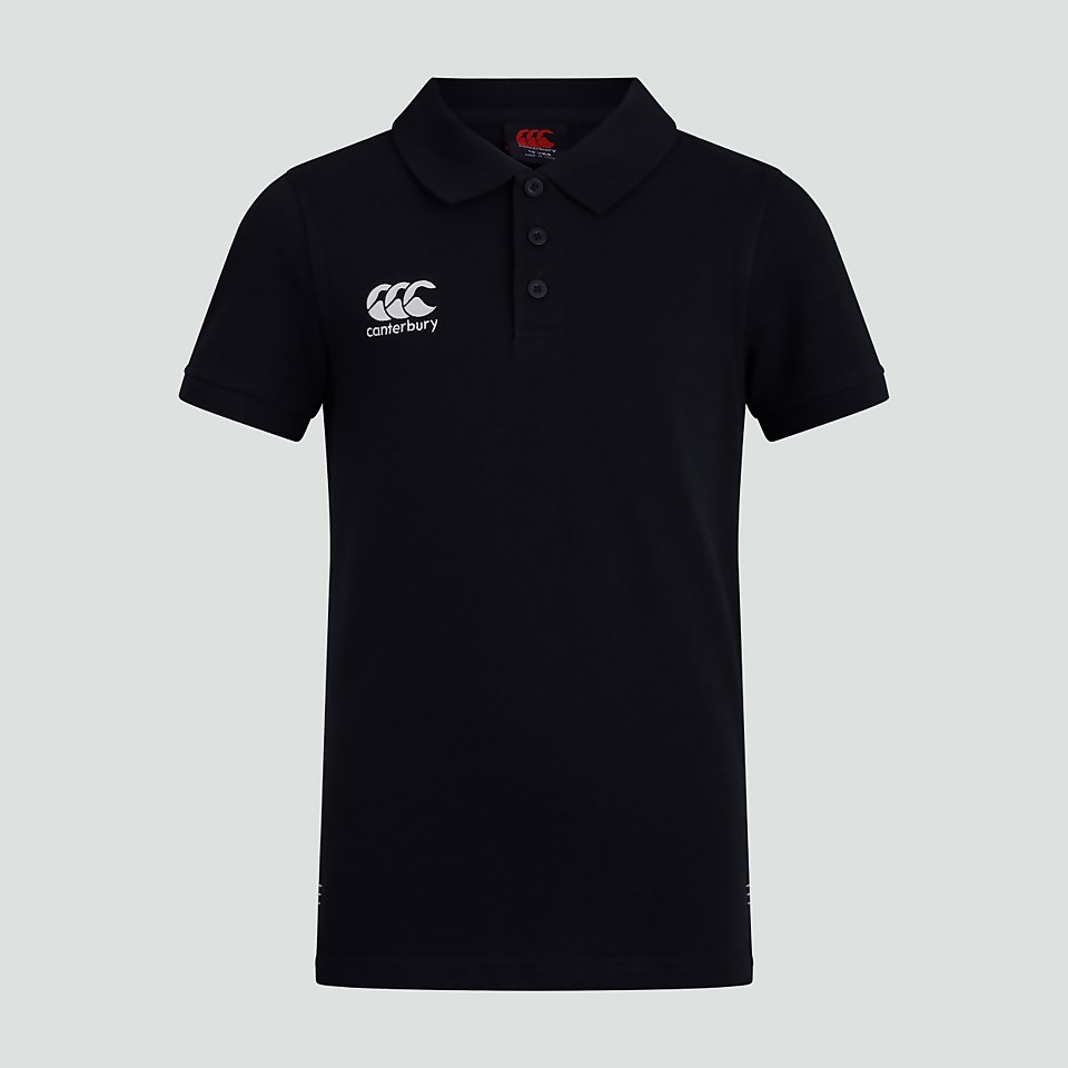 JUNIOR UNISEX WAIMAK POLO SHIRT BLACK
