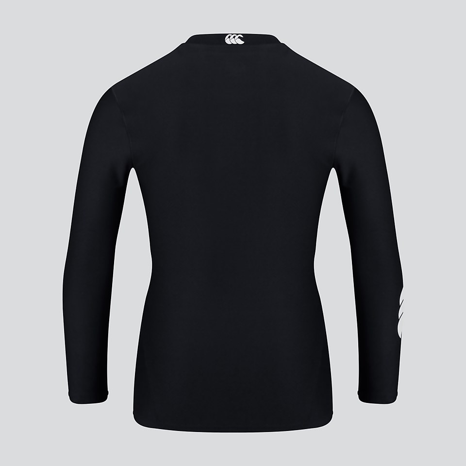 JUNIOR UNISEX THERMOREG LONG SLEEVED TOP BLACK