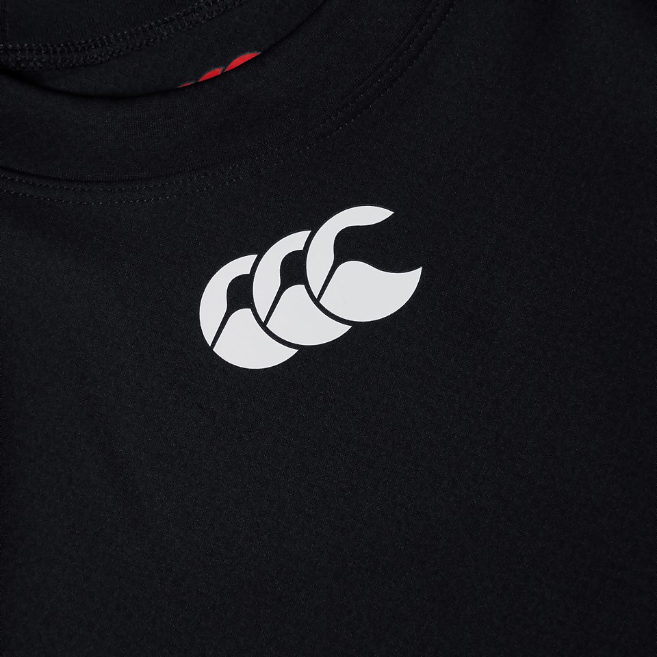 JUNIOR UNISEX THERMOREG LONG SLEEVED TOP BLACK