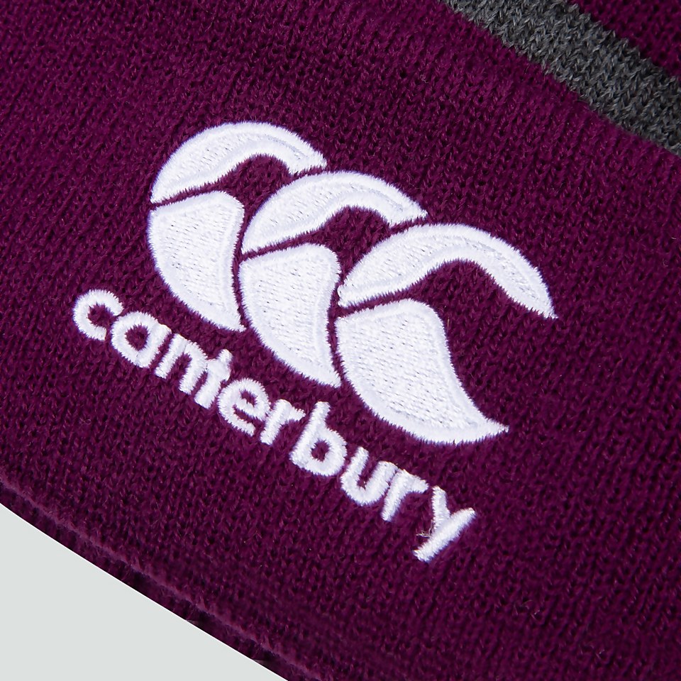 ADULT UNISEX IRELAND BOBBLE HAT PURPLE