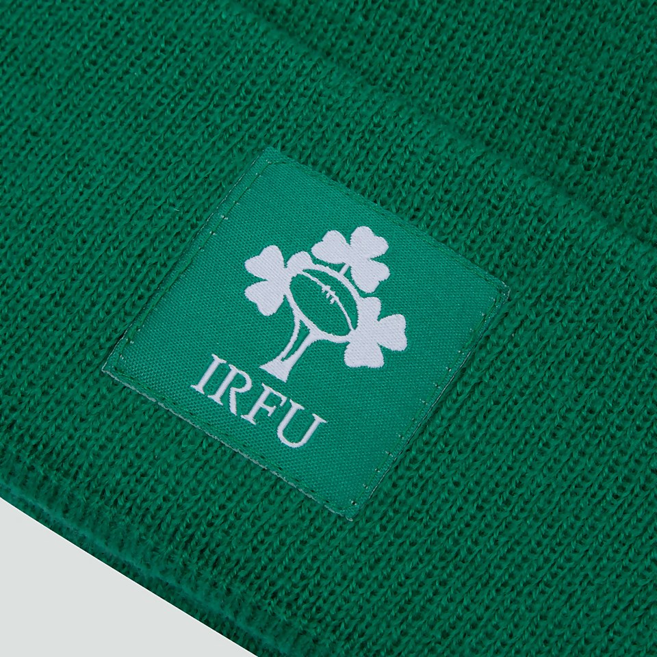 ADULT UNISEX IRELAND BOBBLE HAT GREEN