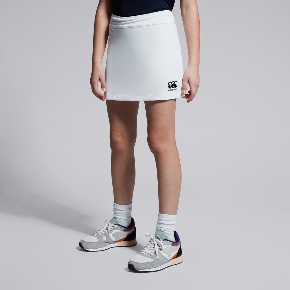 CANTERBURY PLAIN SKORT JUNIOR WHITE