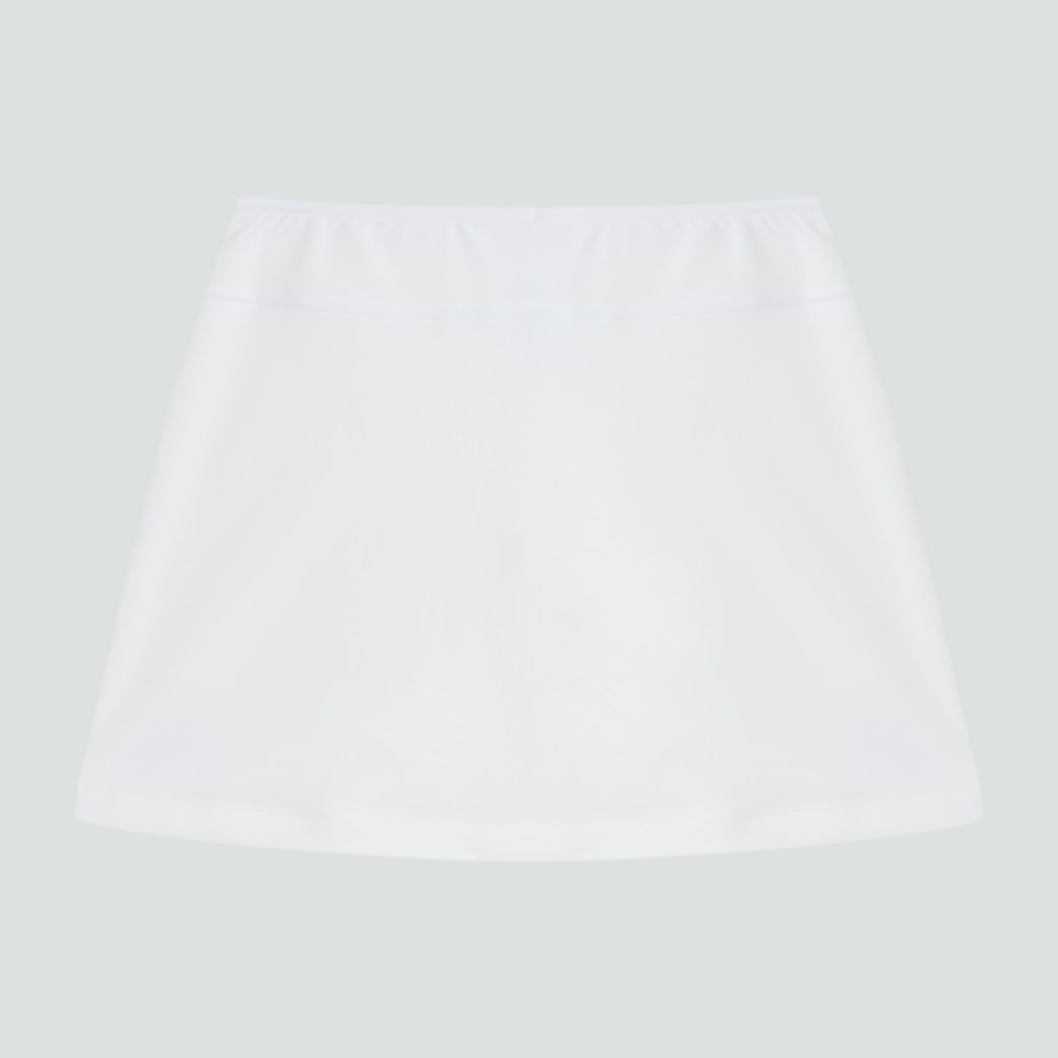 JUNIOR UNISEX PLAIN SKORT WHITE