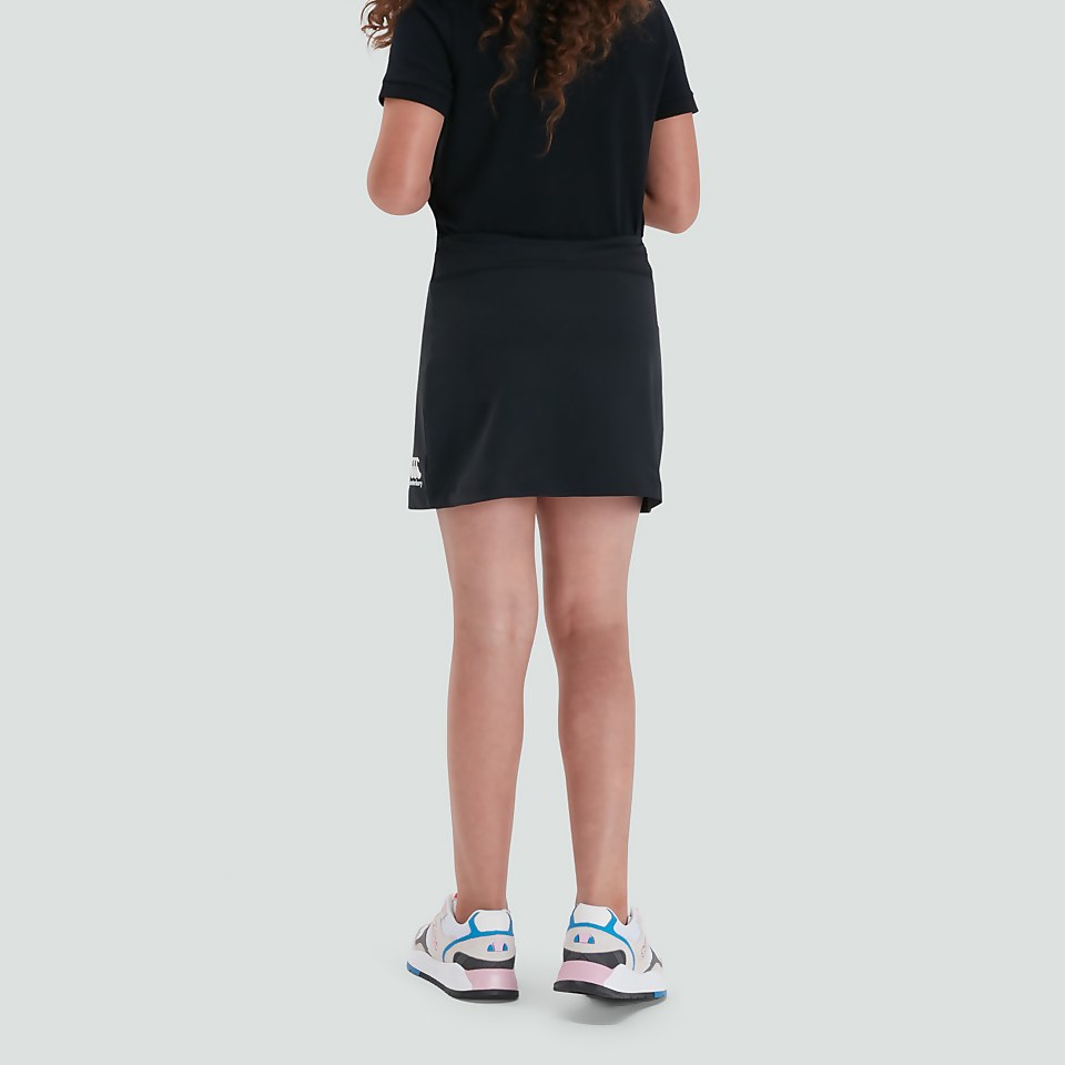 JUNIOR UNISEX PLAIN SKORT BLACK